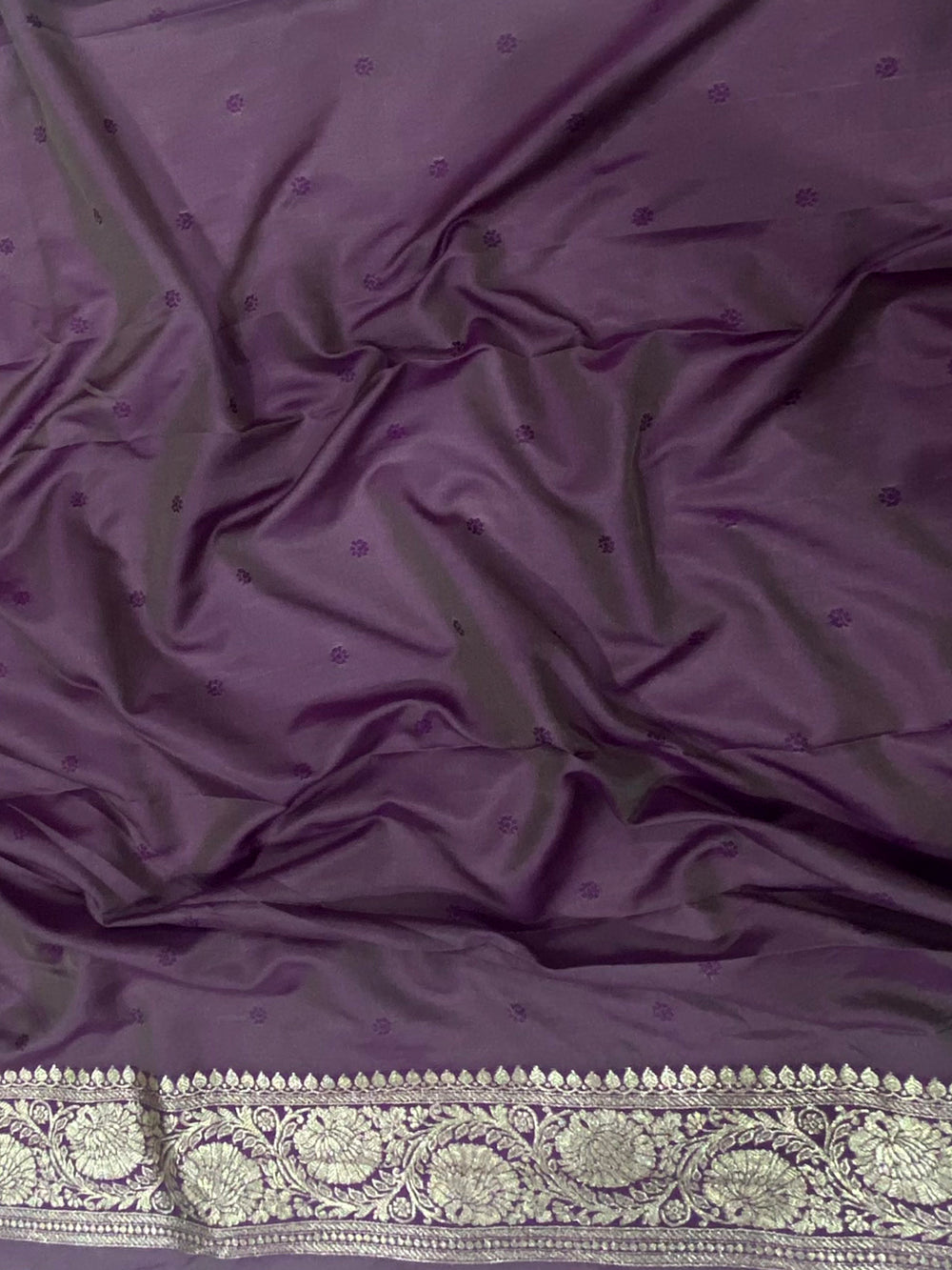 White Soft Silk Feather Saree