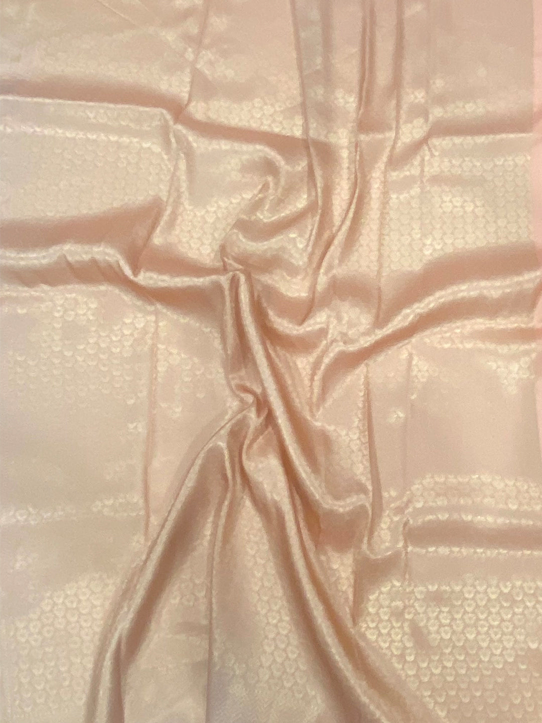 Salmon Pink Kanjivaram Digital Silk Saree