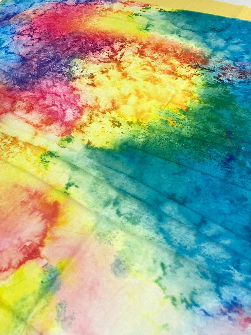 Vibrant Tebi Silk Batik Saree