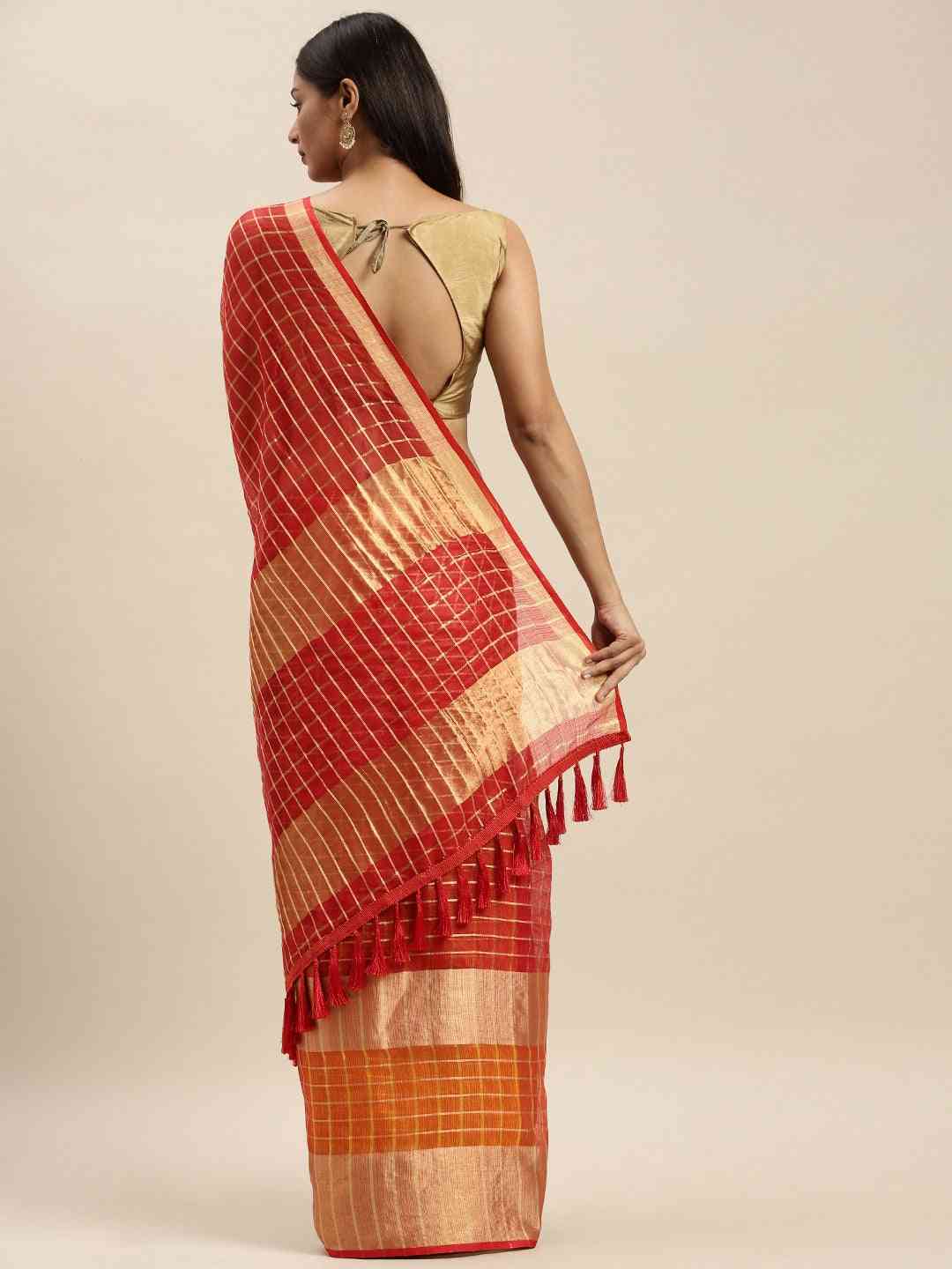 Kota Doriya Zari Butti Festive Saree