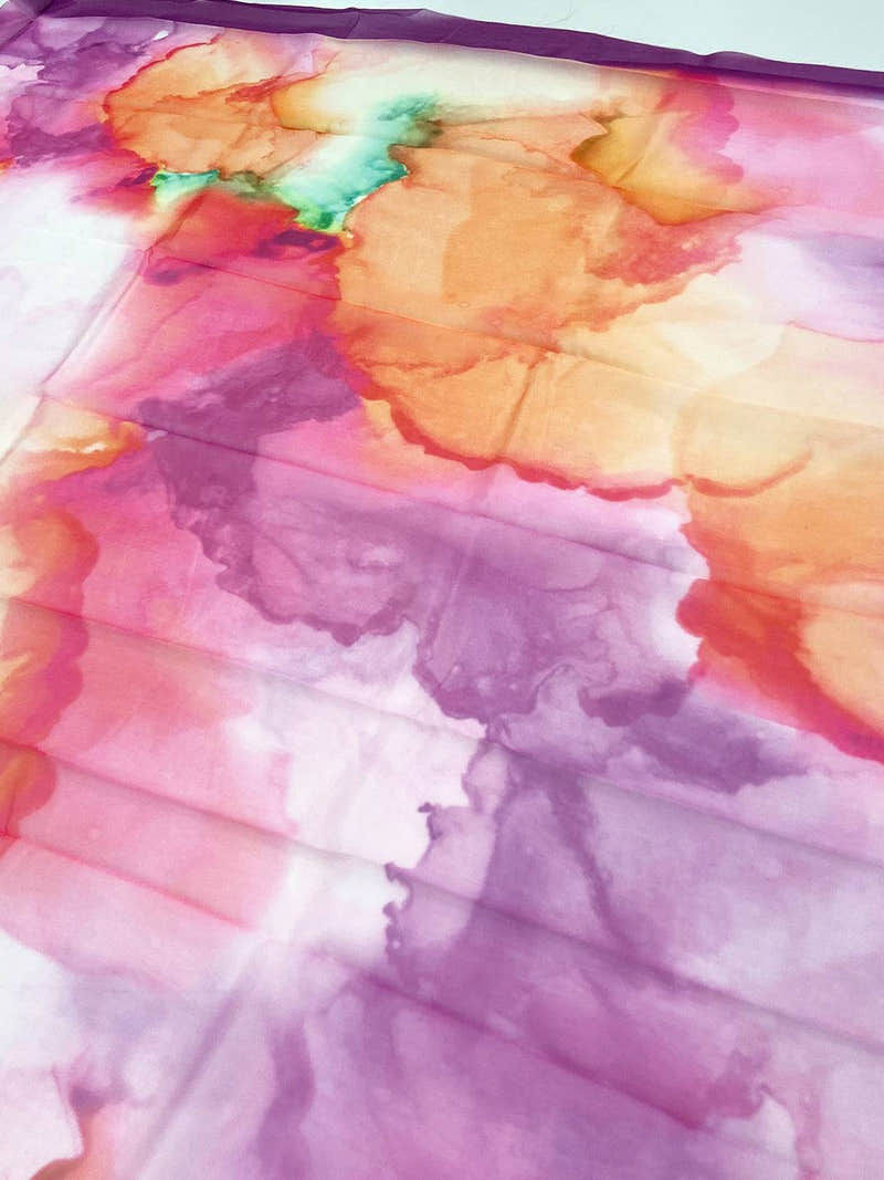 Artistic Tebi Silk Batik Saree