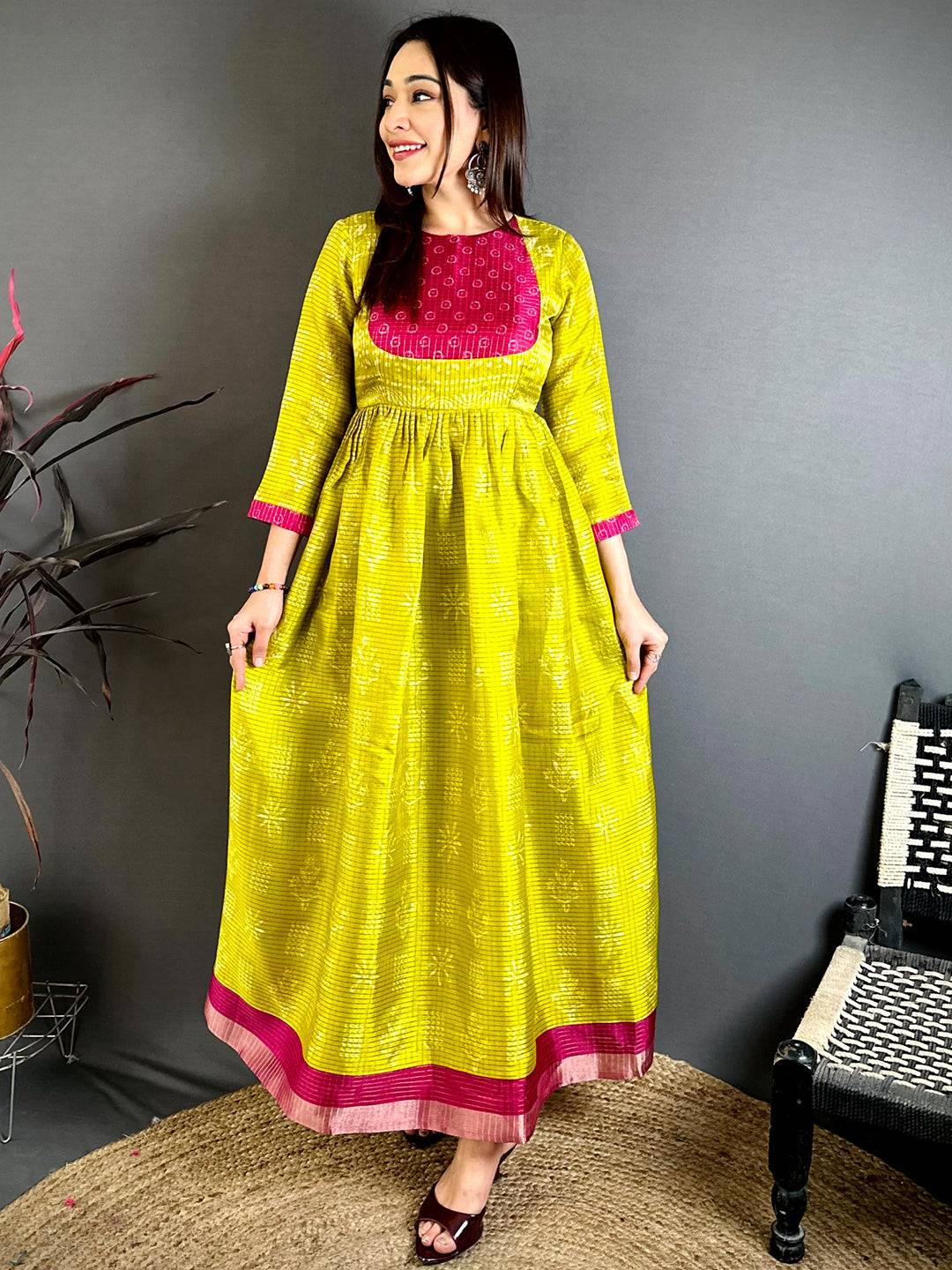 Ethereal Flair Kota Doriya Dress