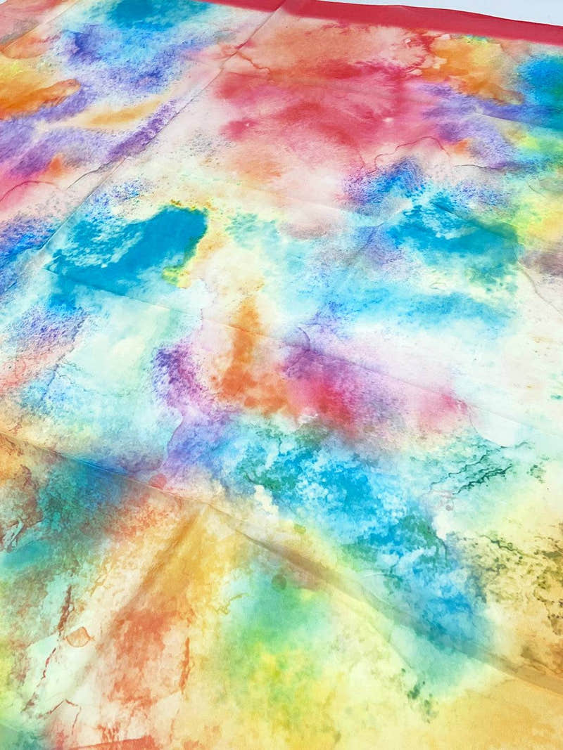 Ethereal Tebi Silk Batik Saree