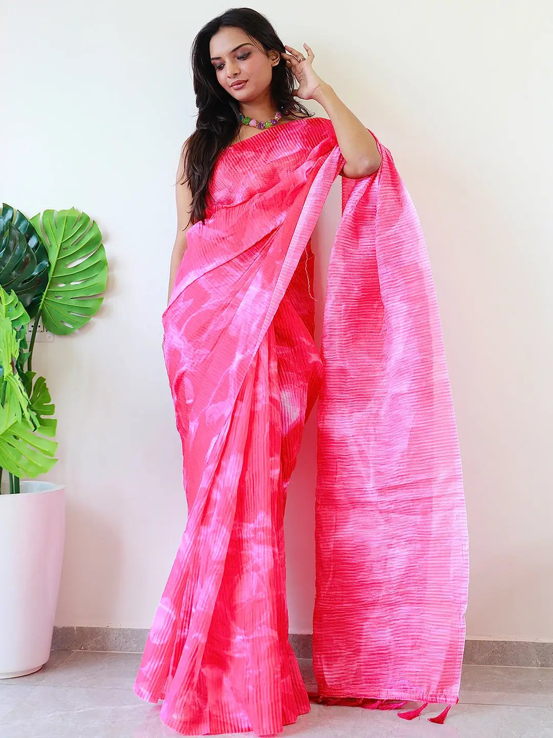 Multy Colored Print Bollywood Saree