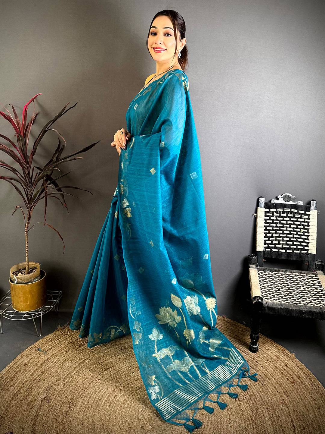 Rama Sona Chandi Munga Saree