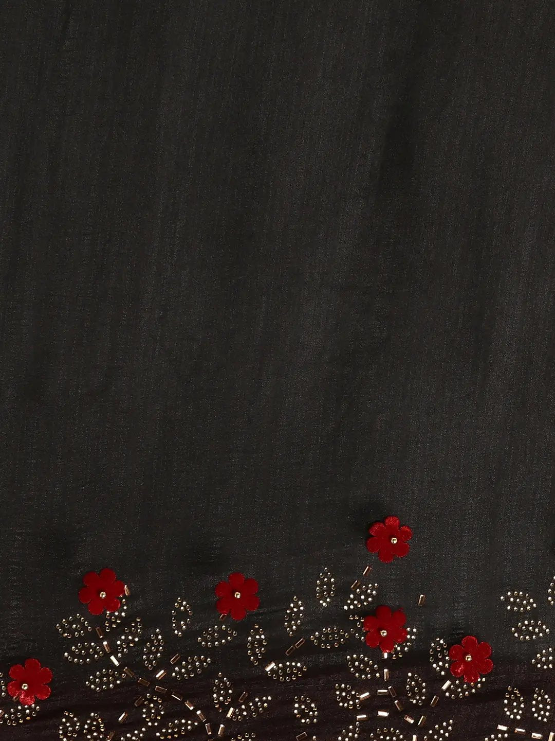 Vichitra Poly Silk Saree with Embellished Border