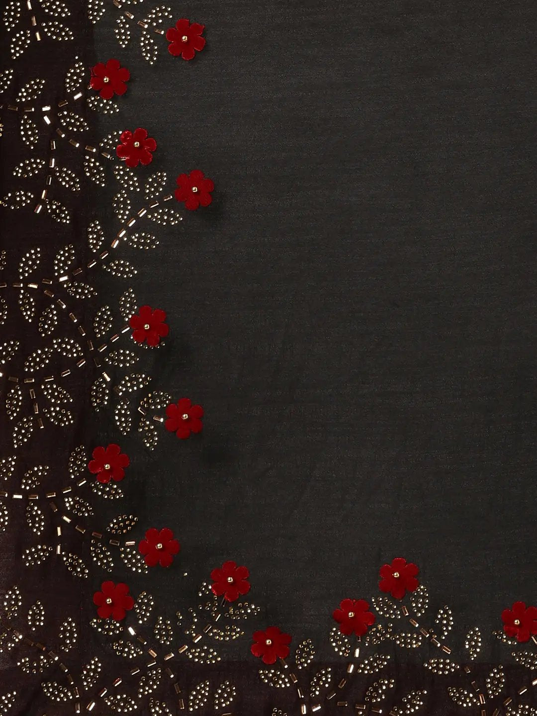 Vichitra Poly Silk Saree with Embellished Border