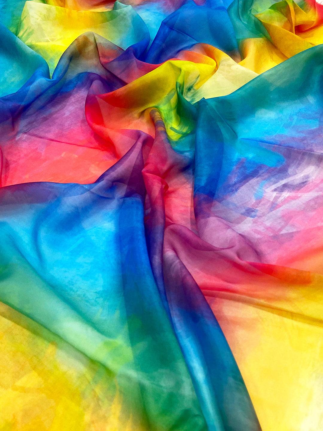 Radiant Pure Tebi Silk Batik Saree