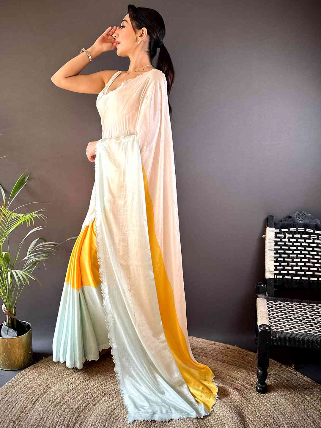 Radiance Swarovski Stone Saree