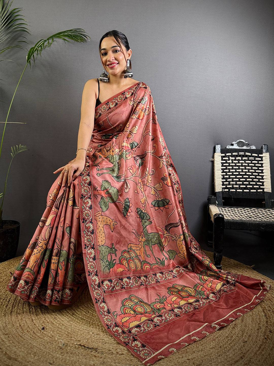 Radiant Soft Dola Silk Printed Saree