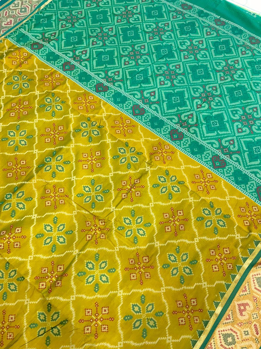 Radiant Pochampally Patola Silk Saree