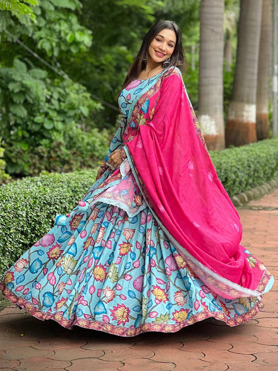 Traditions Kalamkari Lehenga Set