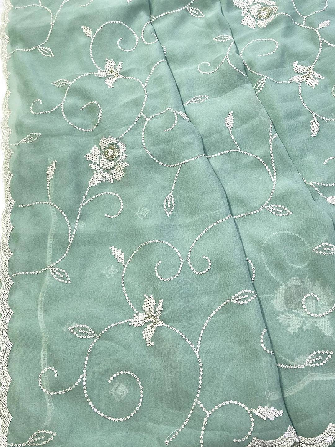 The lightweight georgette fabric
