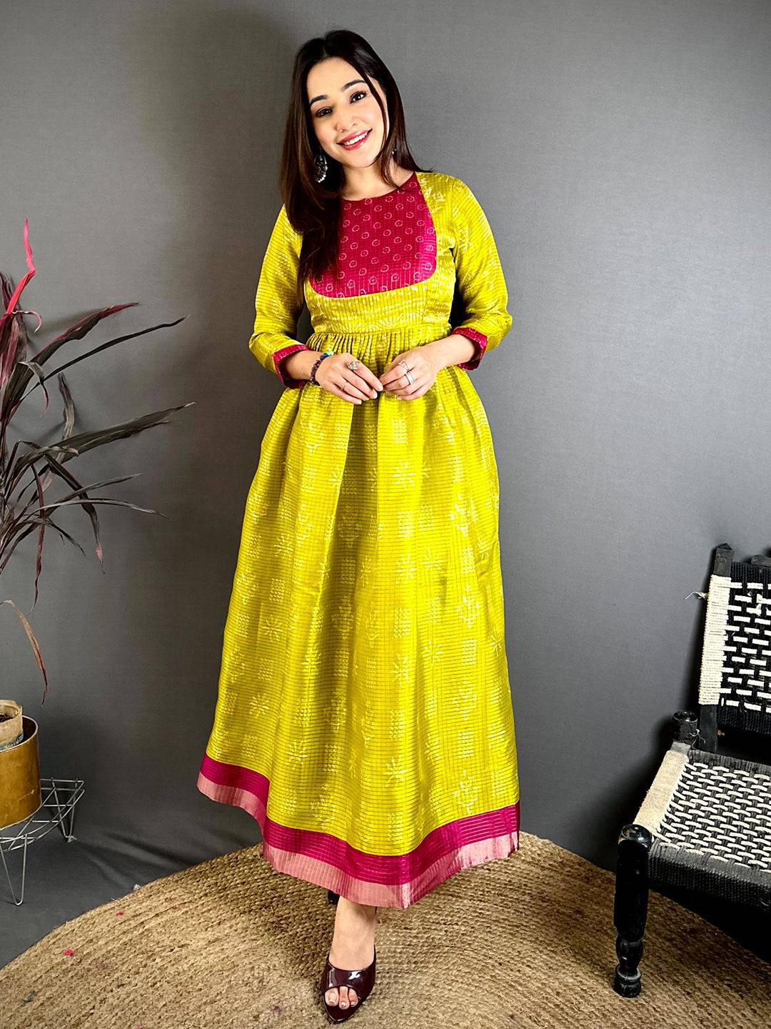 Ethereal Flair Kota Doriya Dress