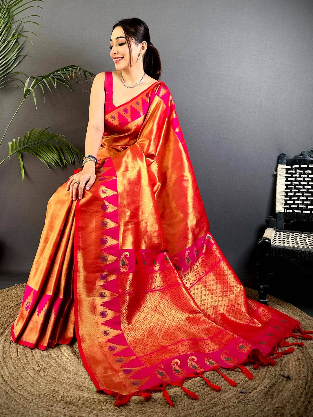 Royal Radiance Tissue Kanjivaram Saree