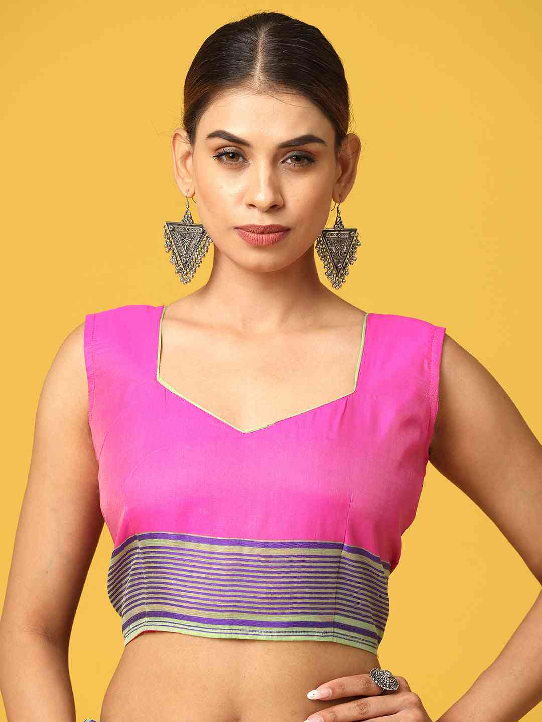 Dhakai Jamdani Light Weight Cotton Silk Saree