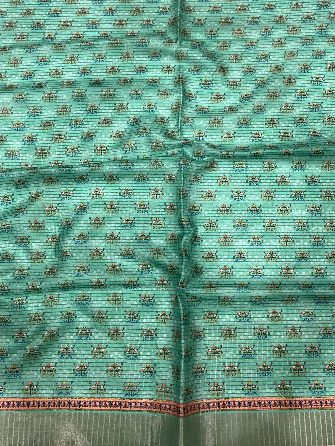 Radiant Sky Blue Soft Silk Digital Print Saree