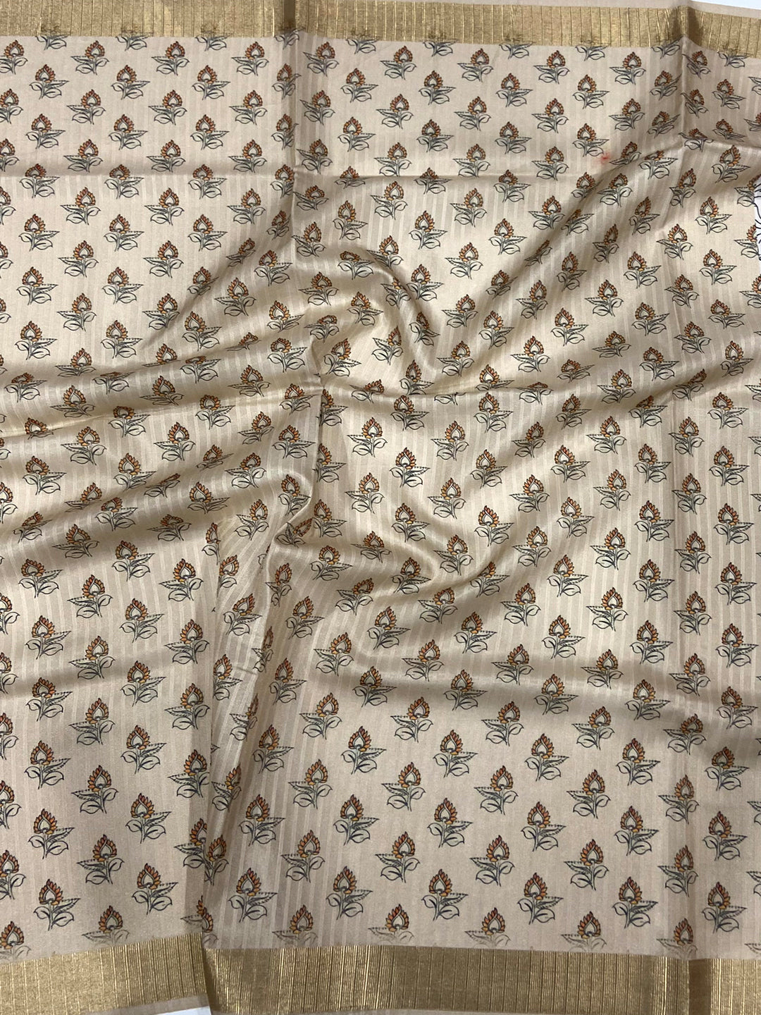 Radiant Pen Kalamkari Soft Tissue Silk Saree