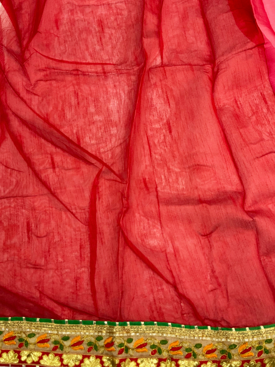 Exclusive Bandhej Foil Chiffon Saree