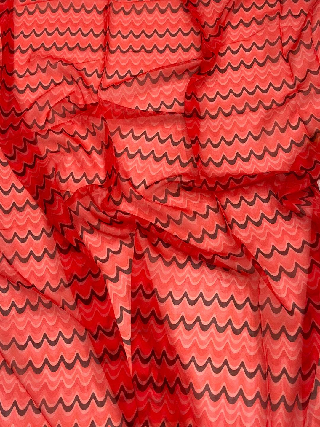 Elegance White Tebi Silk Saree