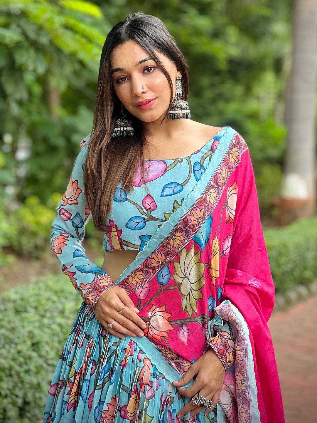 Traditions Kalamkari Lehenga Set