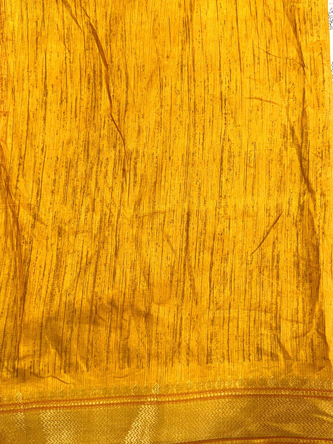 Traditional Pen Kalamkari Dola Silk Saree