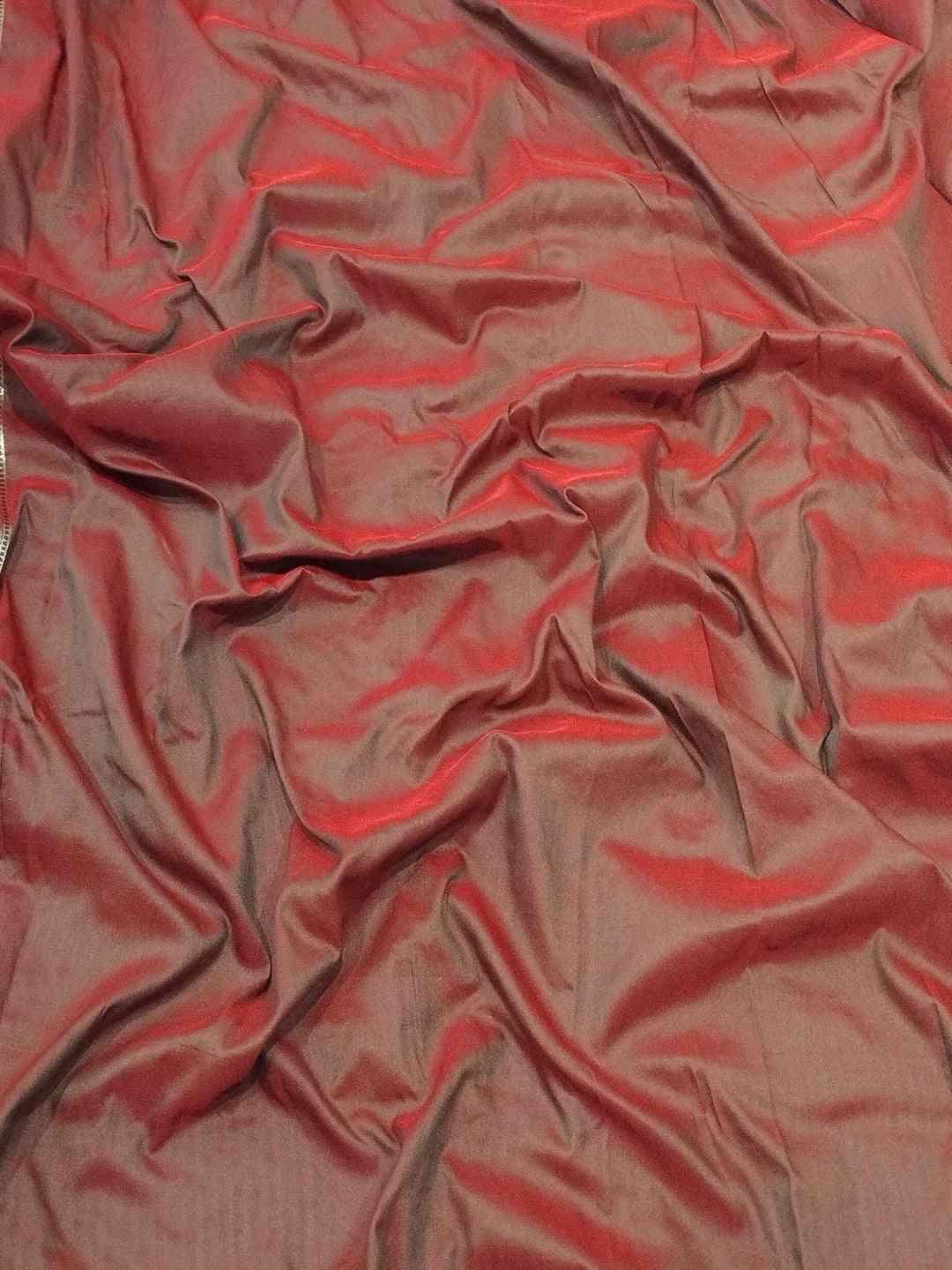 Close-up of pink Paithani silk saree fabric
