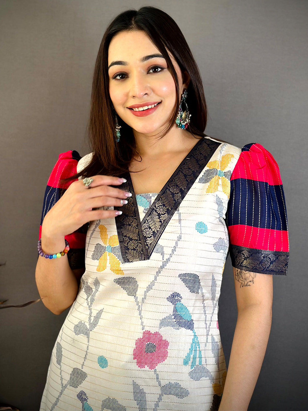 Classic Kota Doriya Ethnic Kurti