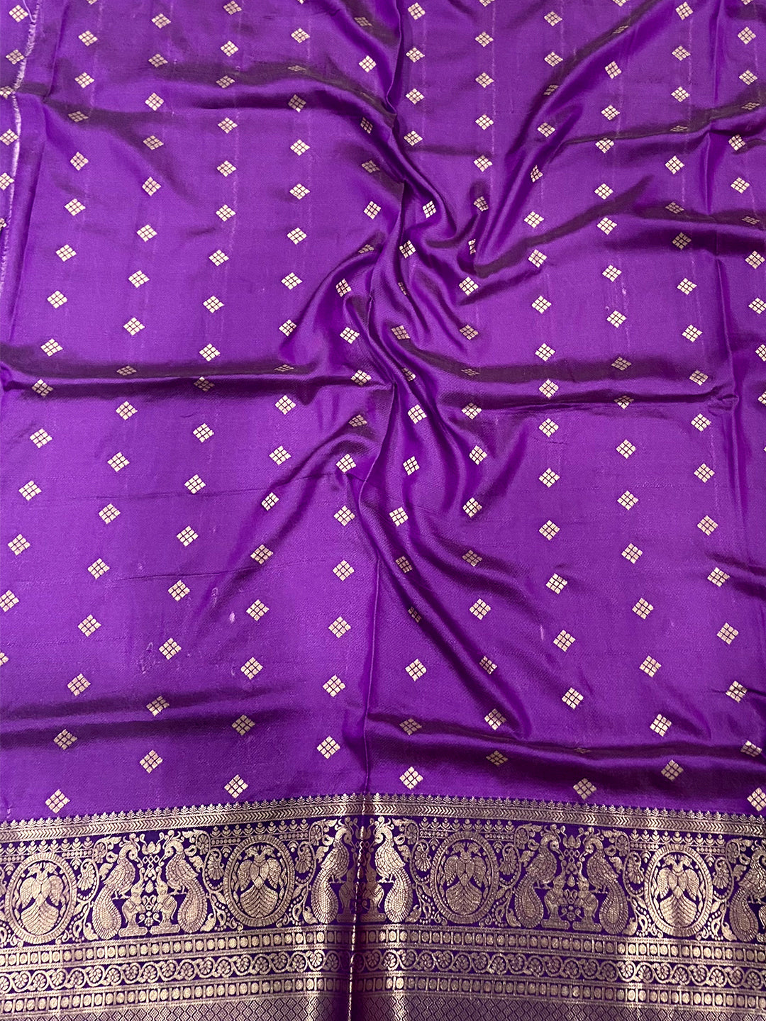Soft Silk Contrast Colour Kanjivaram Border Saree