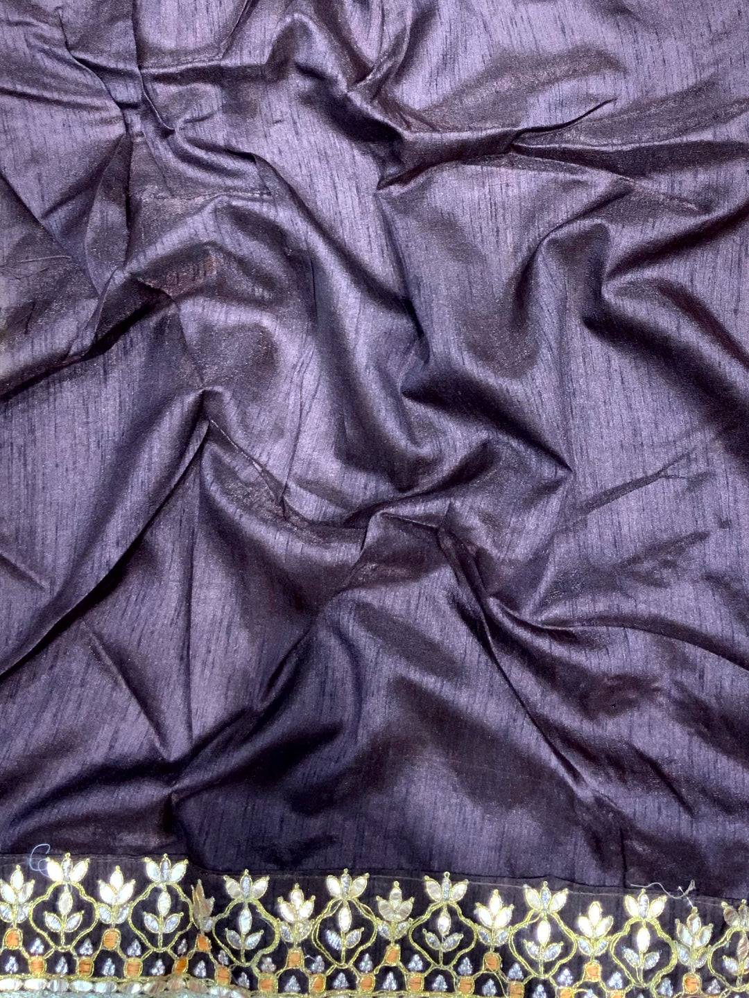 Opulent Bandhej Foil Work Saree