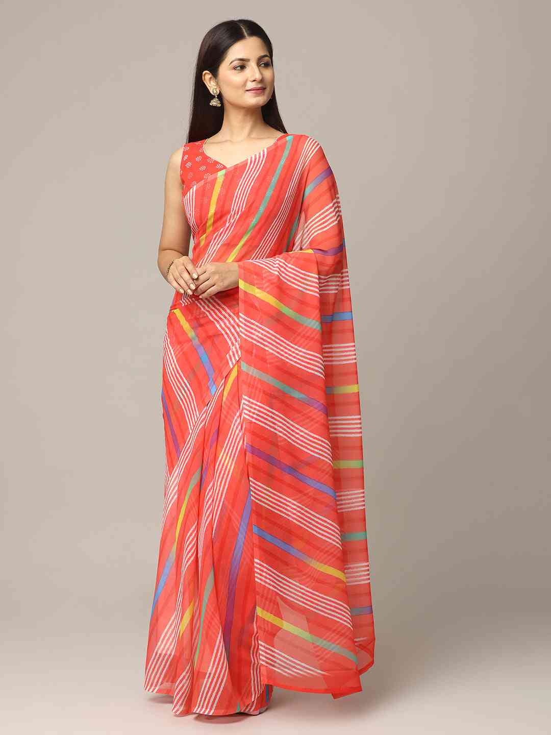 Lehriya Soft Georgette Digital Print Saree