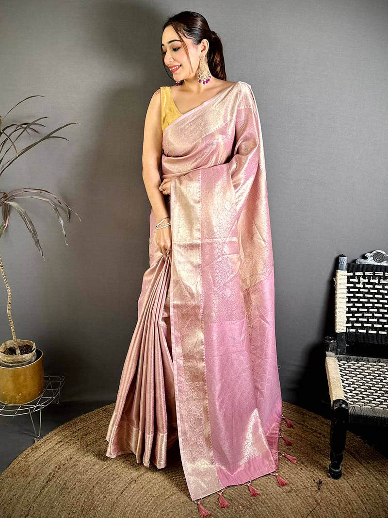 Exclusive Kanjivaram Tissue Designer Saree