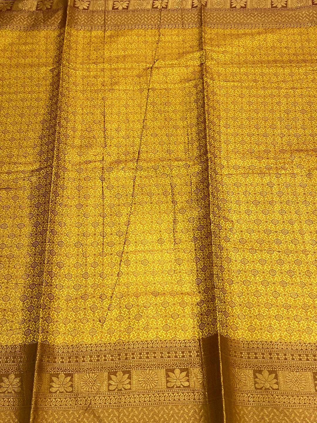 Radiant Feather Grace Katan Silk Saree