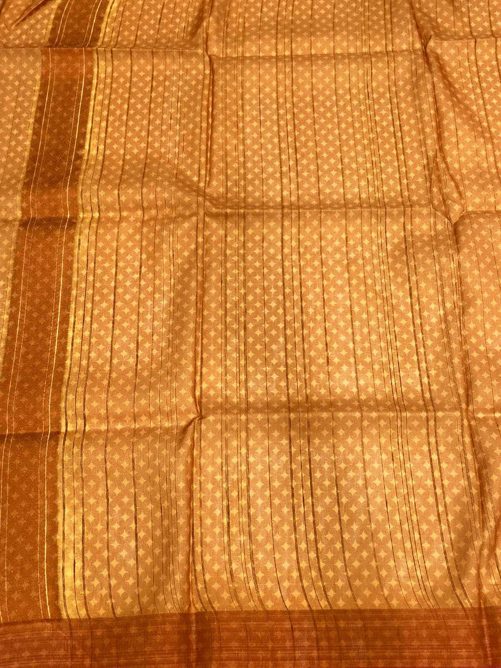 Grey Tussar Ghicha Print Saree