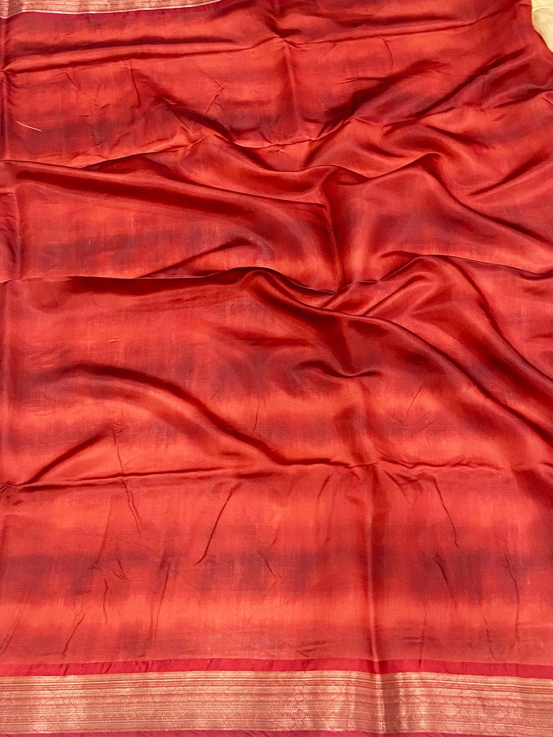 Royal Blue Geometric Floral Pallu Saree