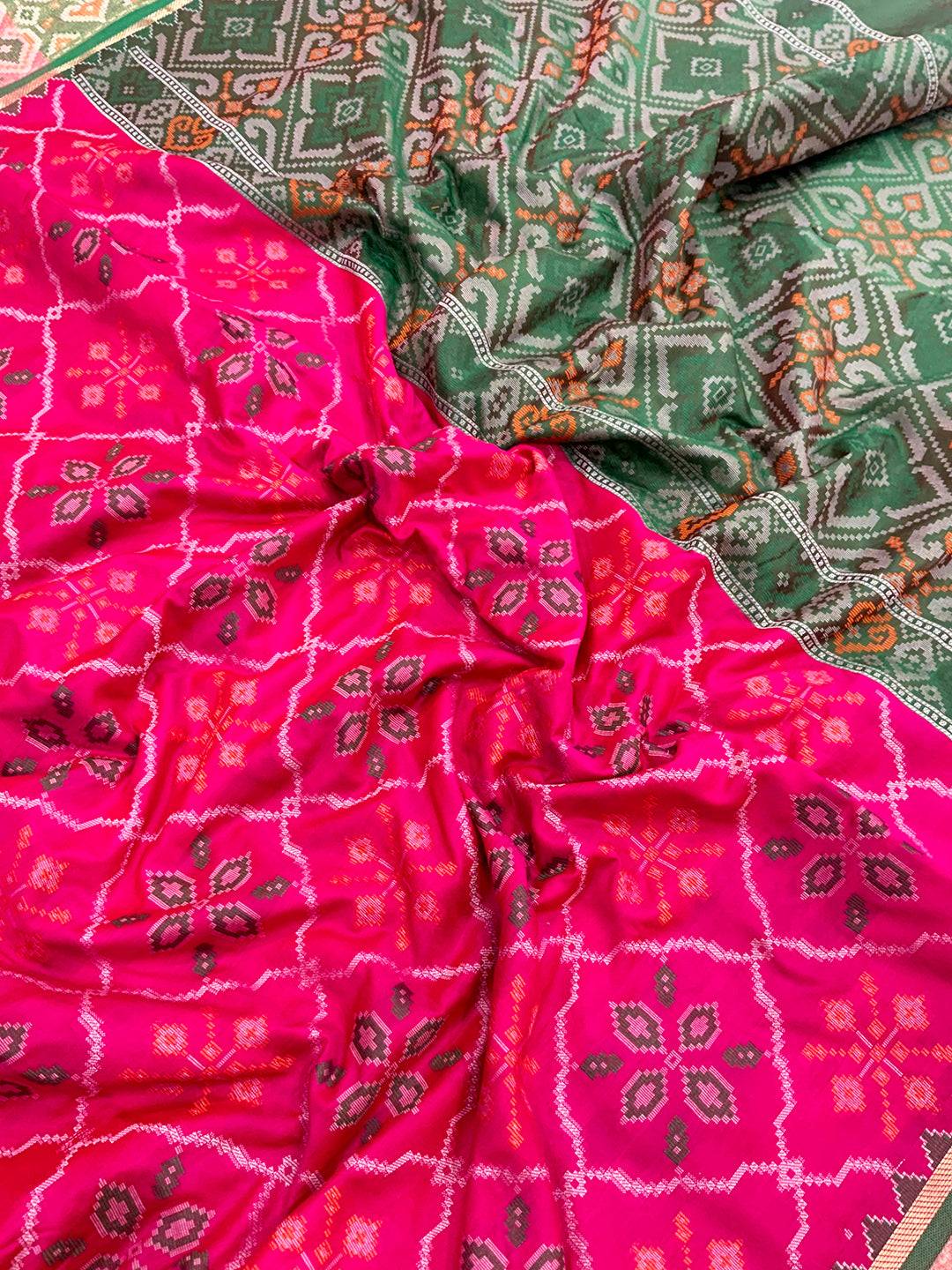 Majestic Pochampally Patola Silk Saree