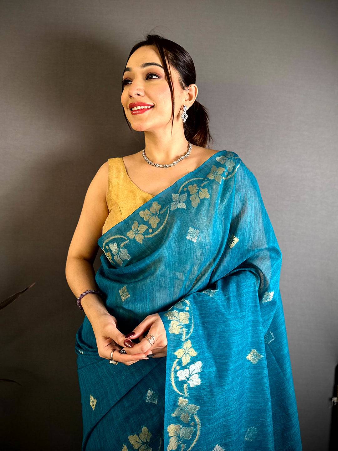 Rama Sona Chandi Munga Saree