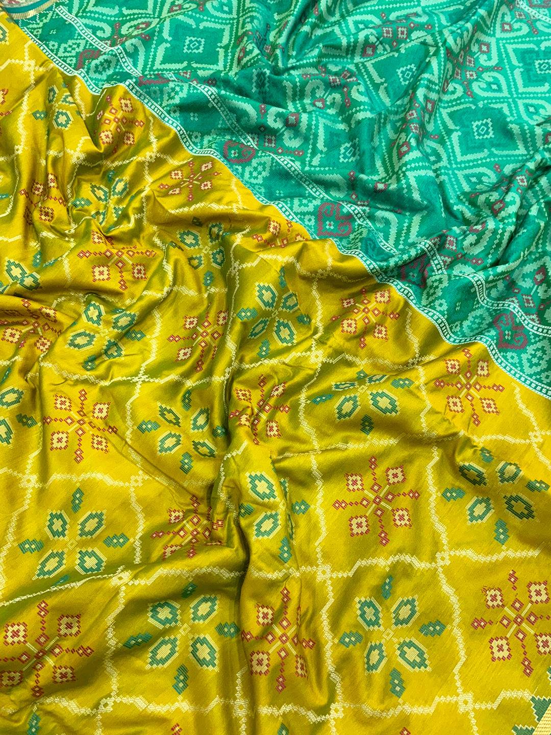 Radiant Pochampally Patola Silk Saree