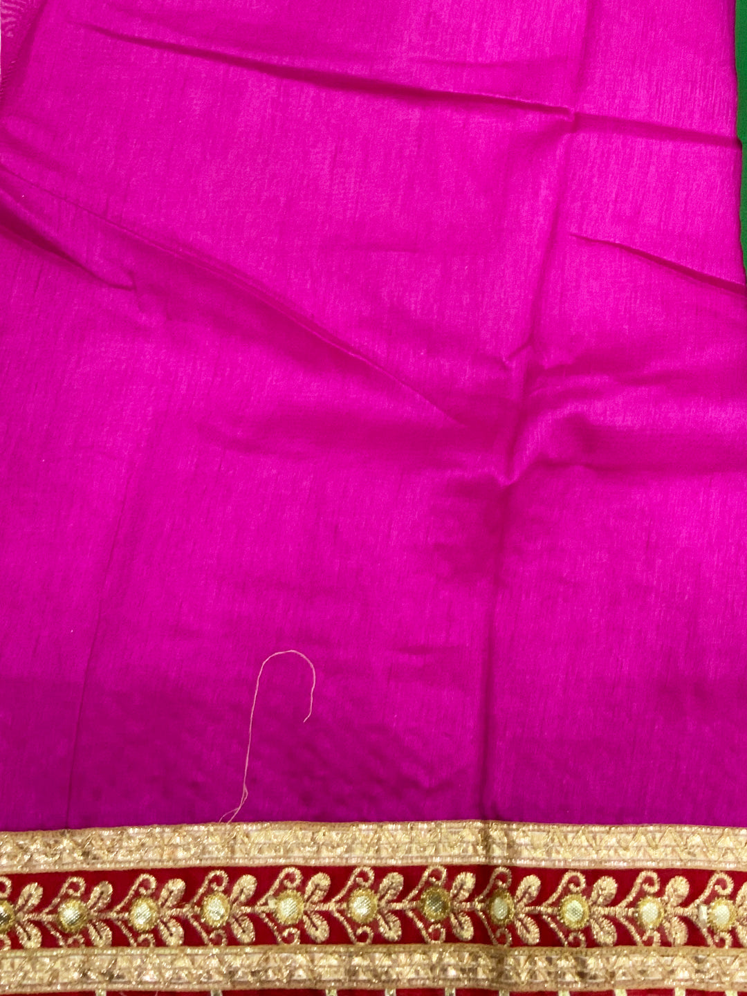 Heritage Foil Work Bandhej Saree