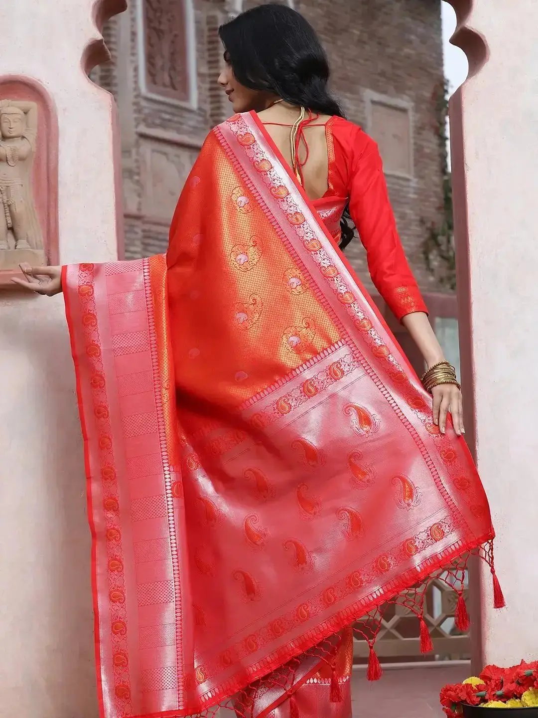Exclusive Kanjivaram Silk Saree with Zari Work