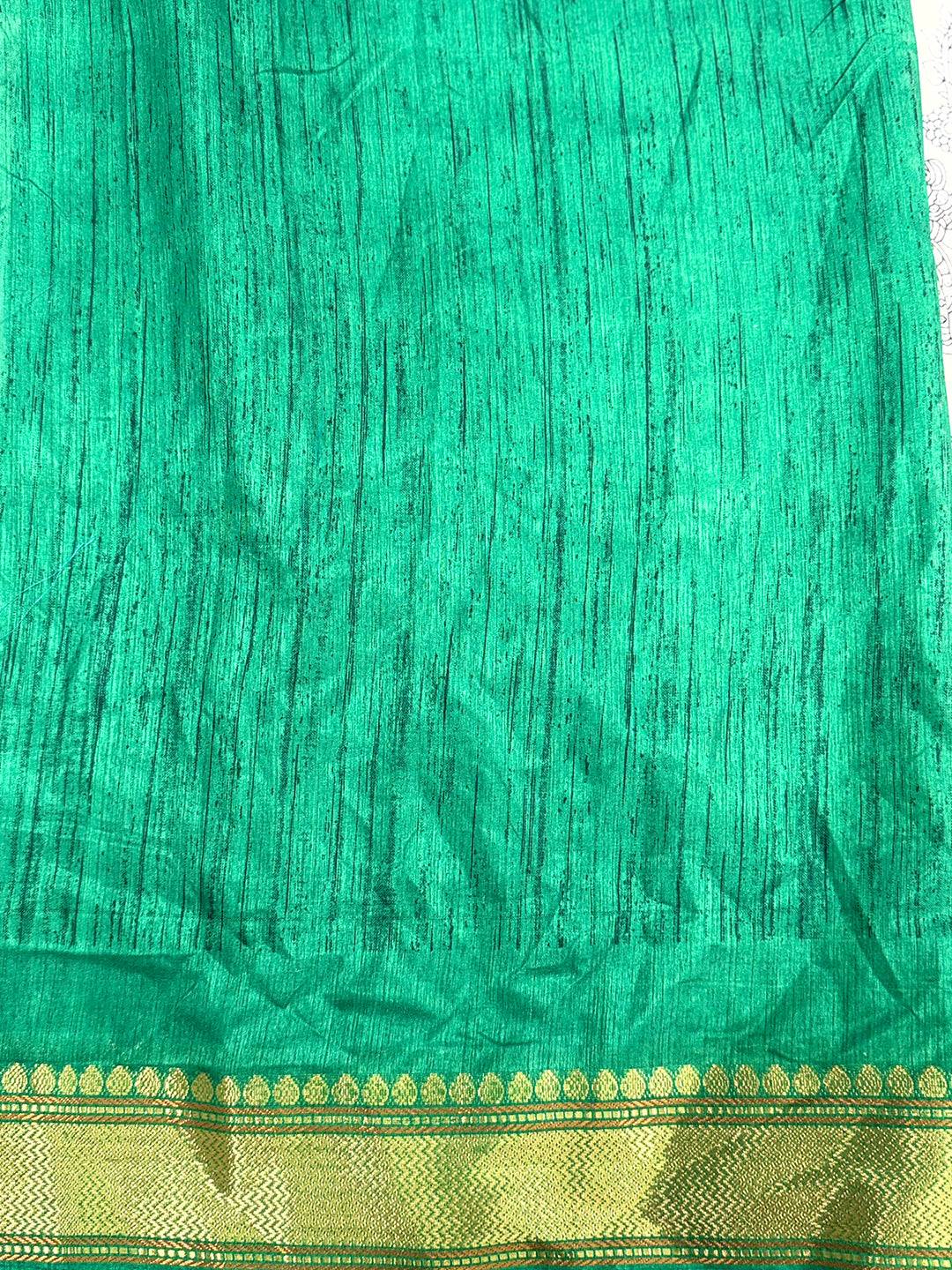 Artful Pen Kalamkari Dola Silk Saree