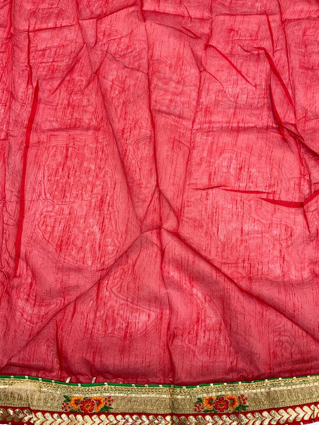 Graceful Foil Work Bandhej Saree