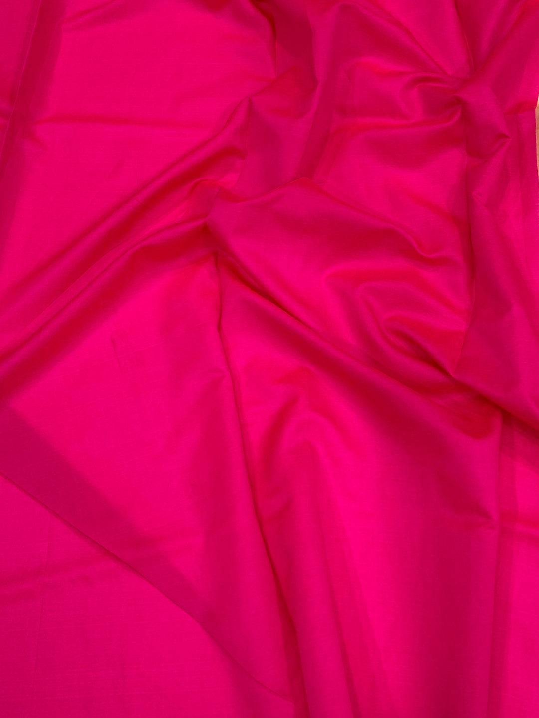Pink Glass Organza Minakari Pallu Saree