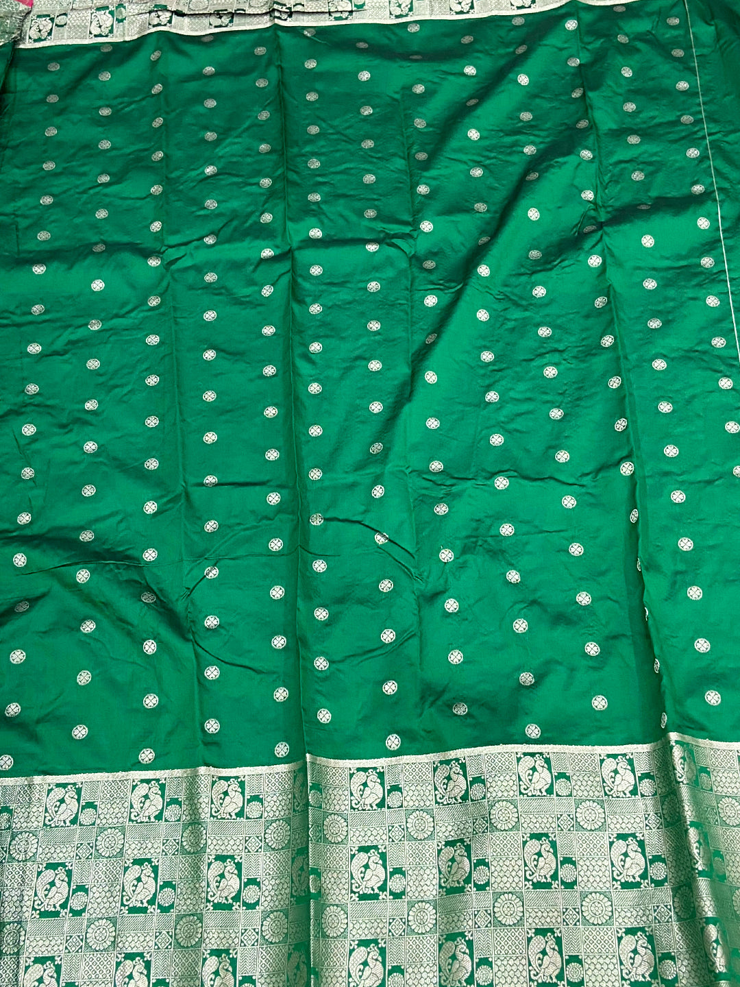 Majestic Green Kanjivaram Silk Saree