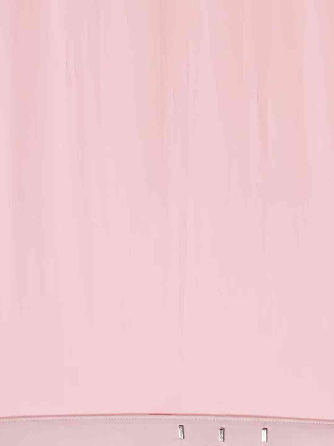 Stylish Pink Colour Solid Print Saree