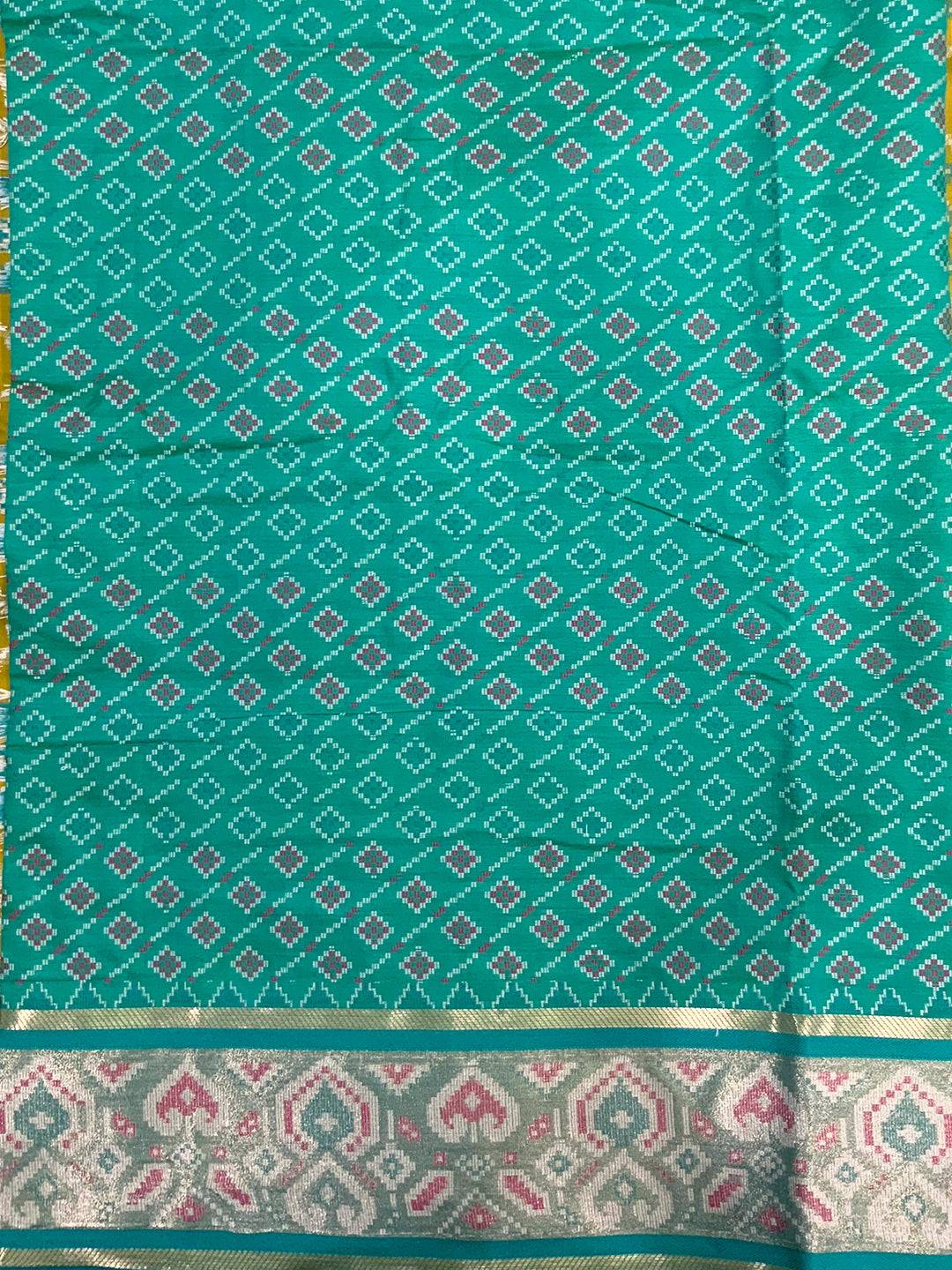 Radiant Pochampally Patola Silk Saree