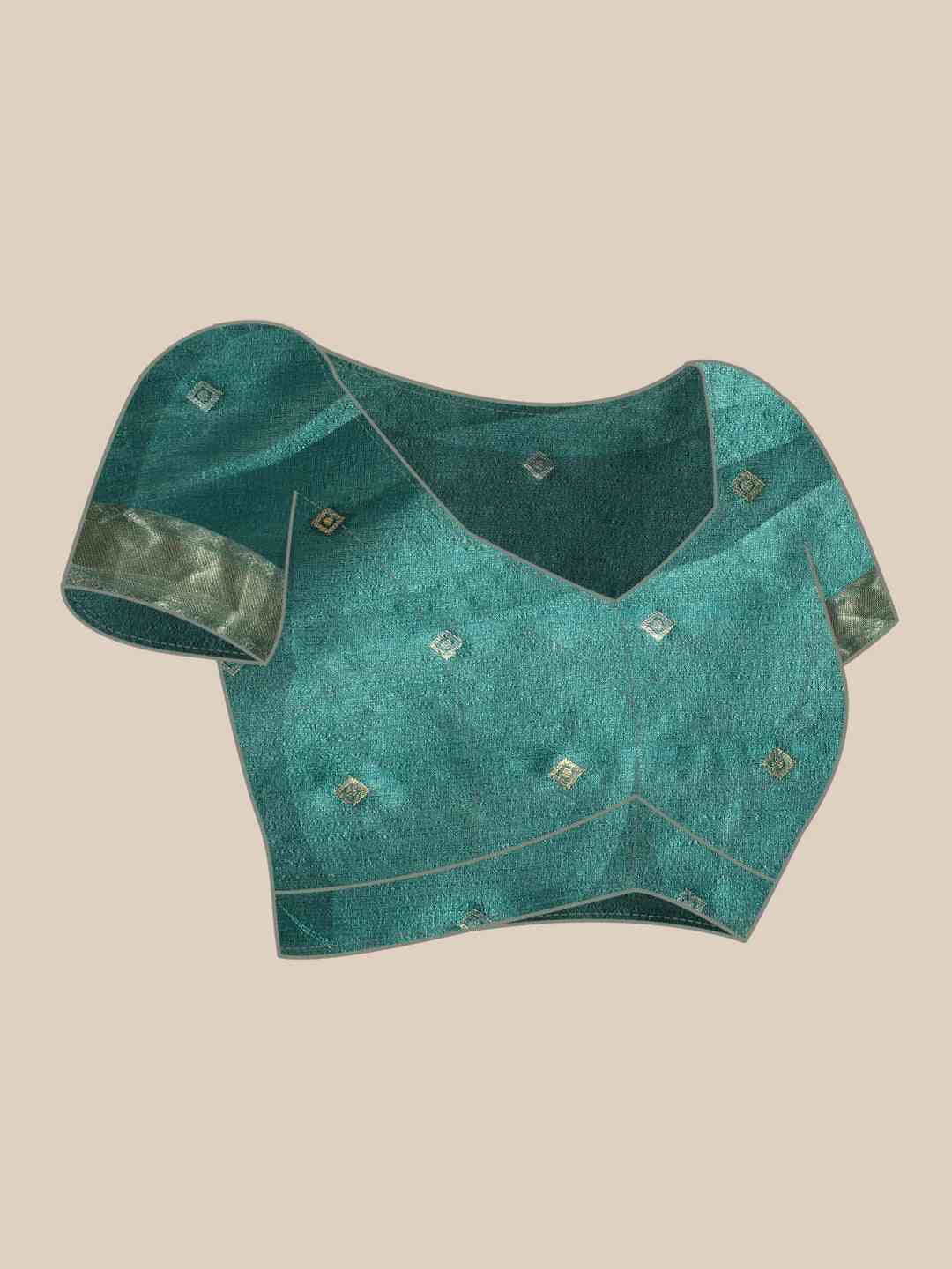 Beautiful Banarasi Green Colour Saree