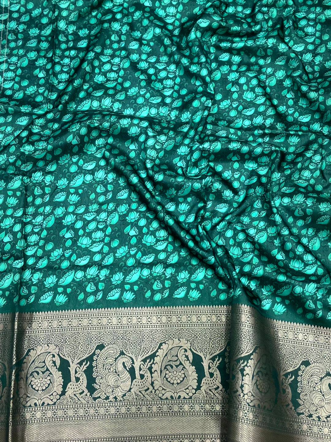 Regal Banarasi Kalamkari Pattu Saree
