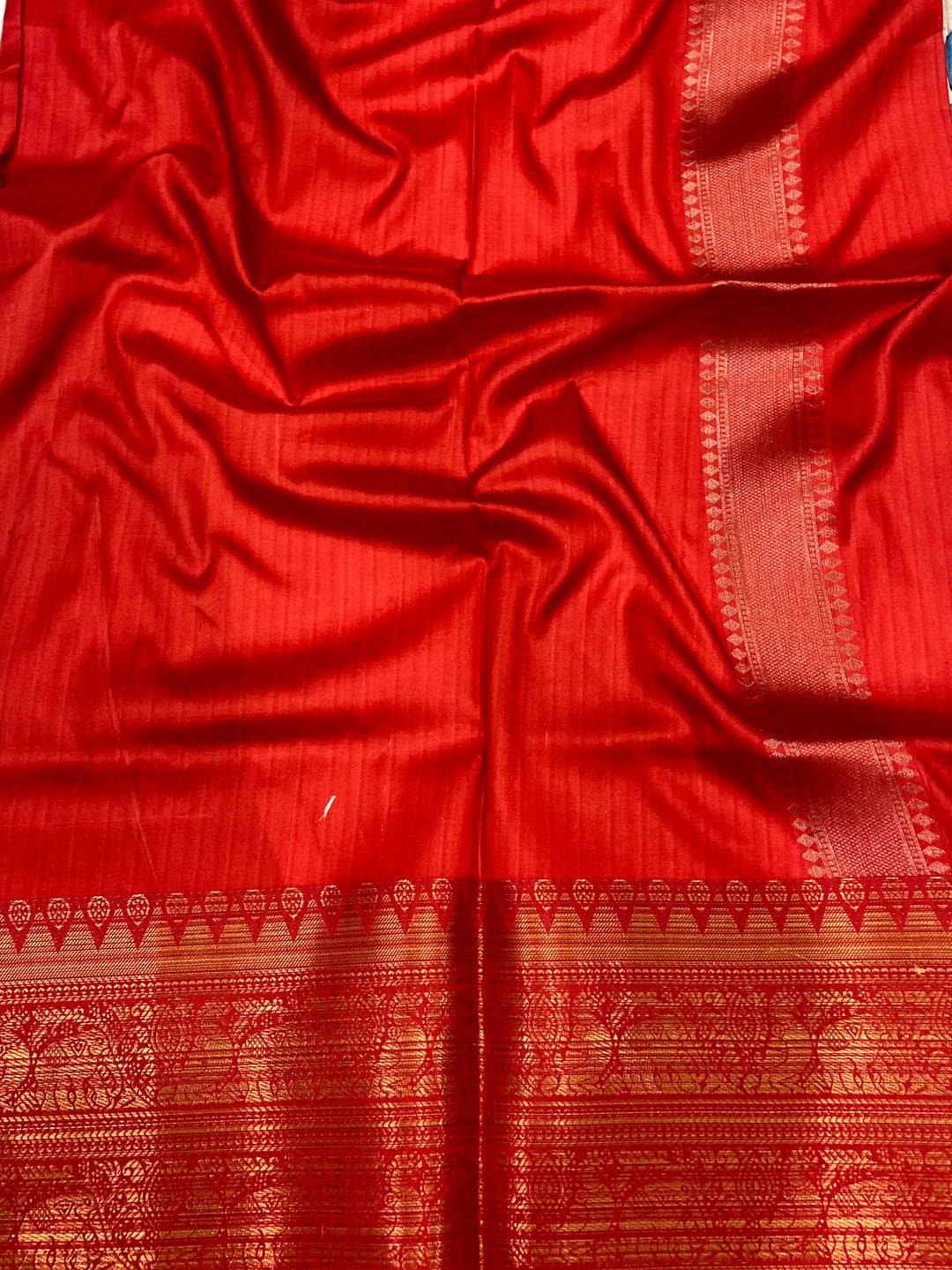 Light Green Floral Banarasi Silk Saree