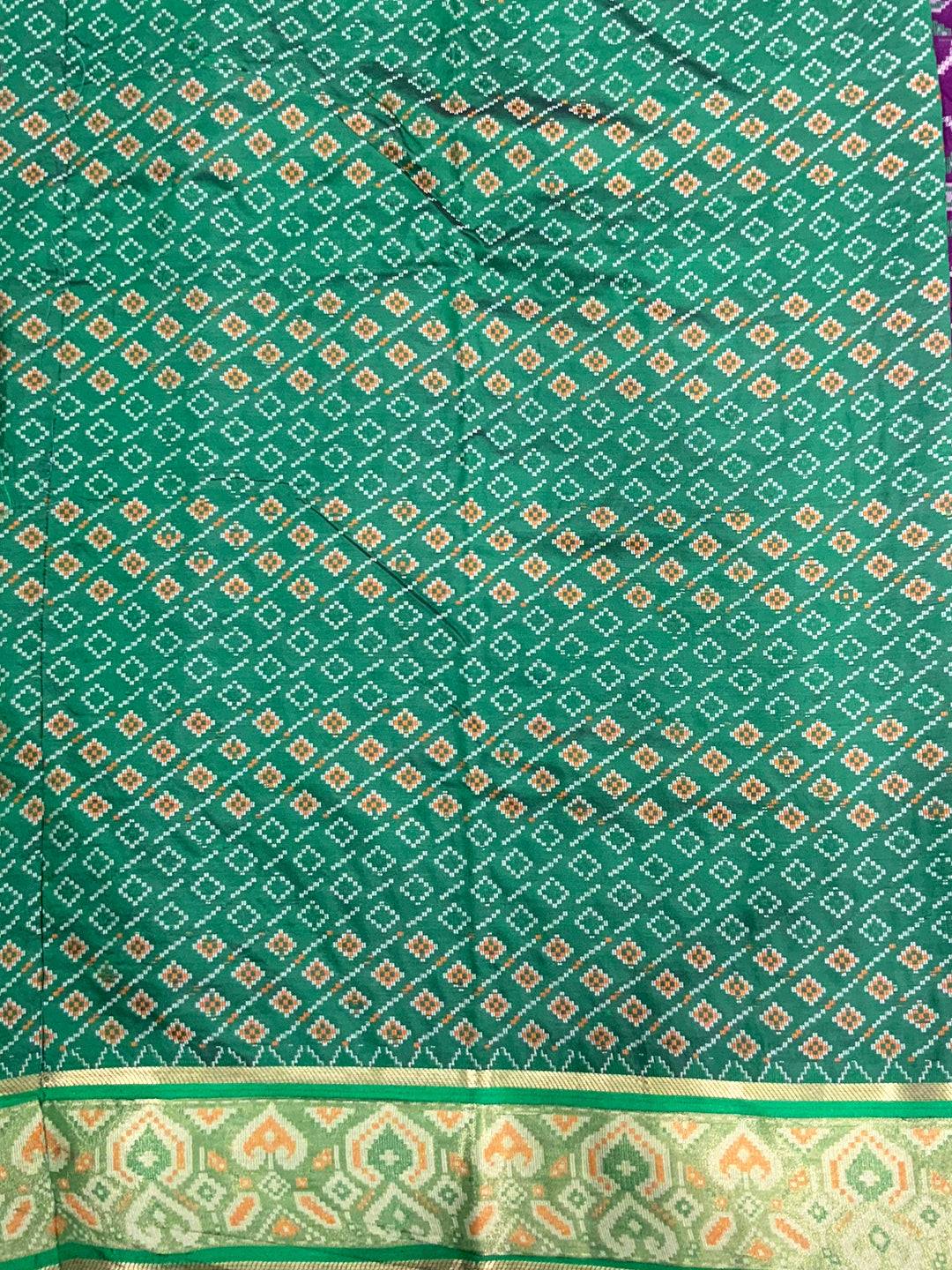 Stylish Pochampally Patola Silk Saree